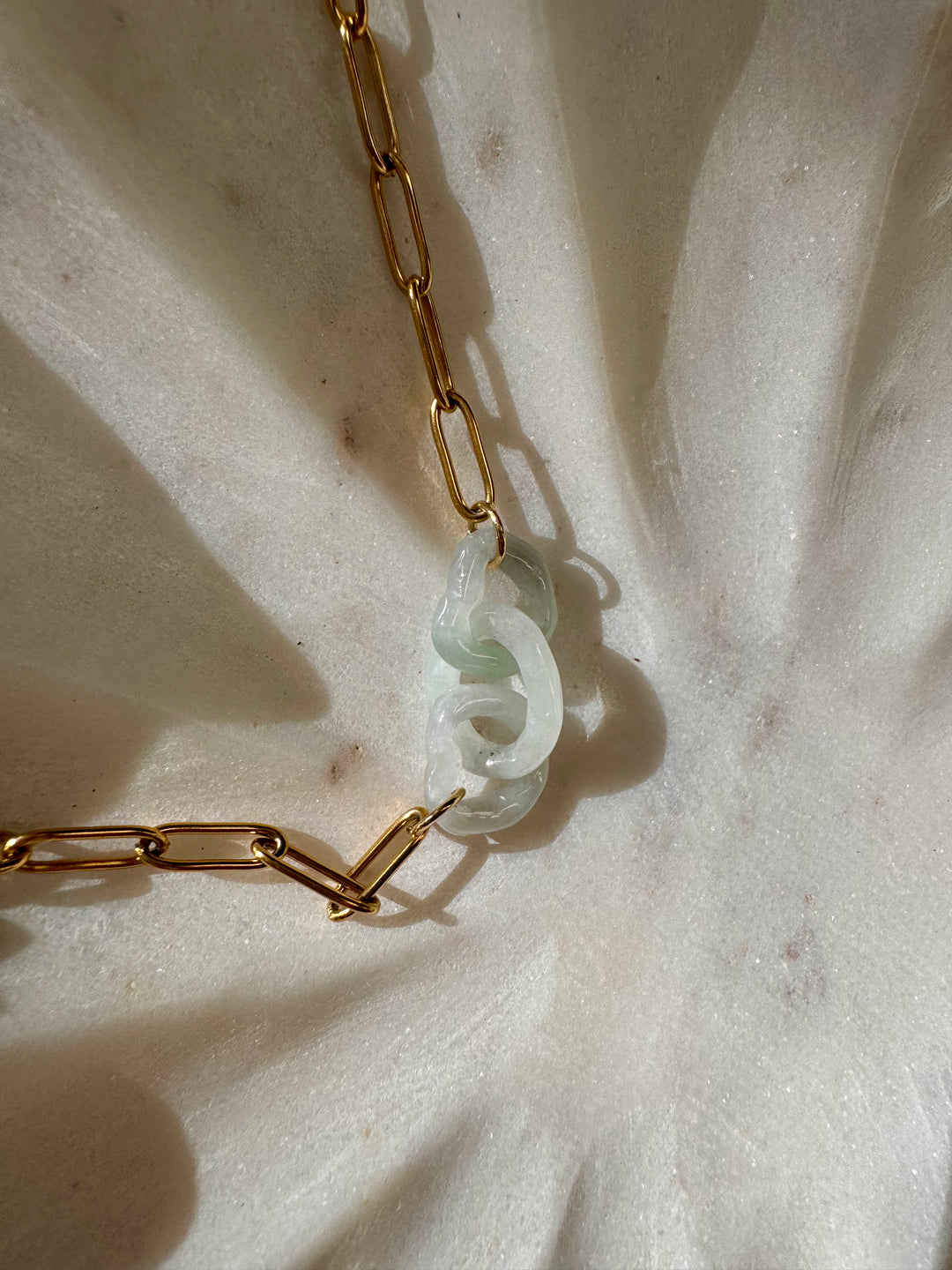 Jade Horse bit Necklace