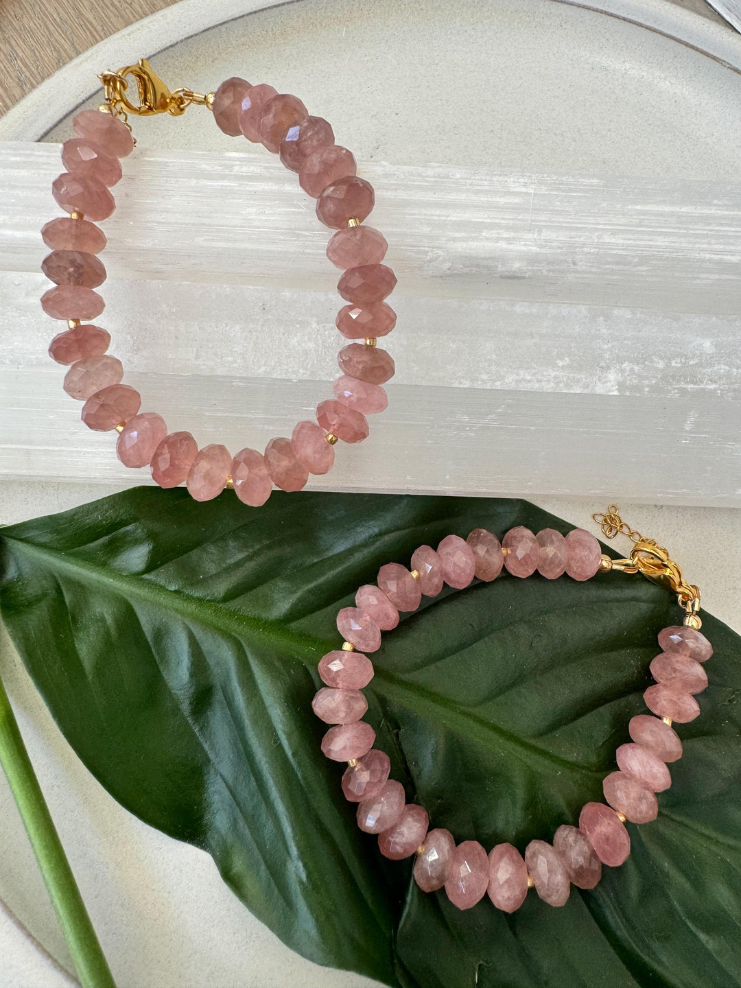 Madagascar Rose Quartz Bracelet