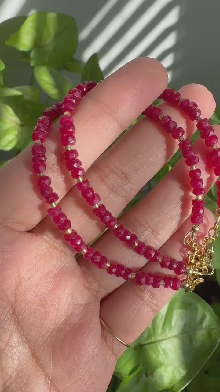 Ruby Bracelet