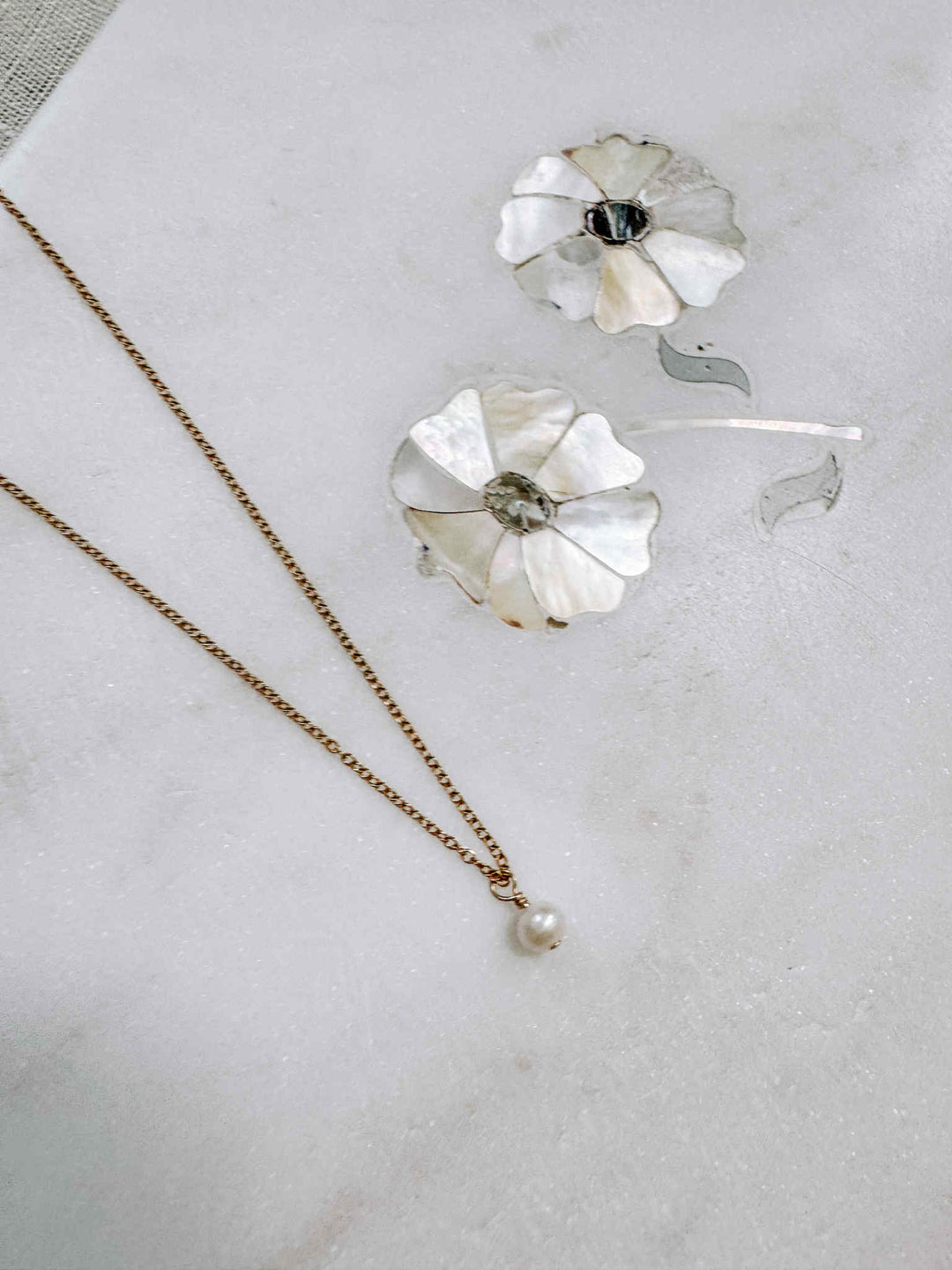Small Single Pearl Necklace
