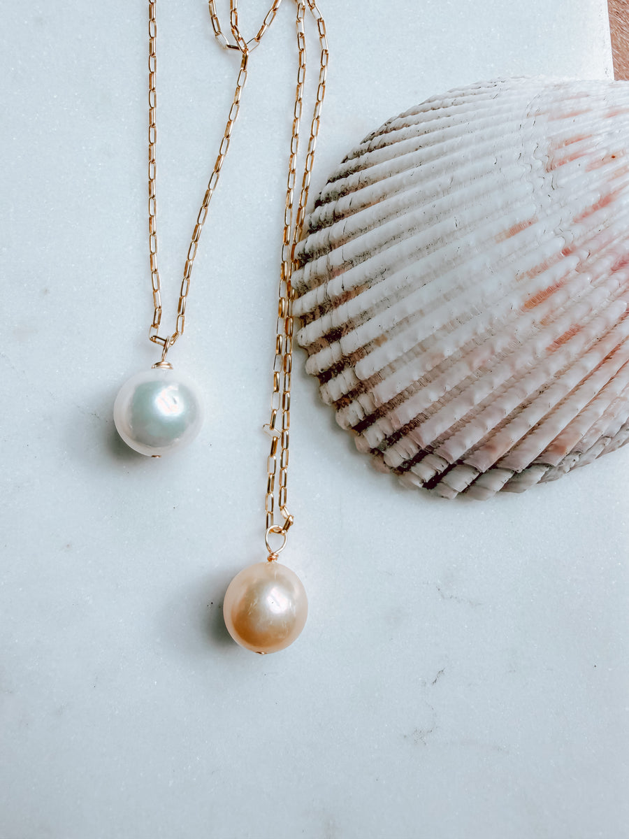 South Sea Pearl Pendant Necklace by Kislap Jewelry