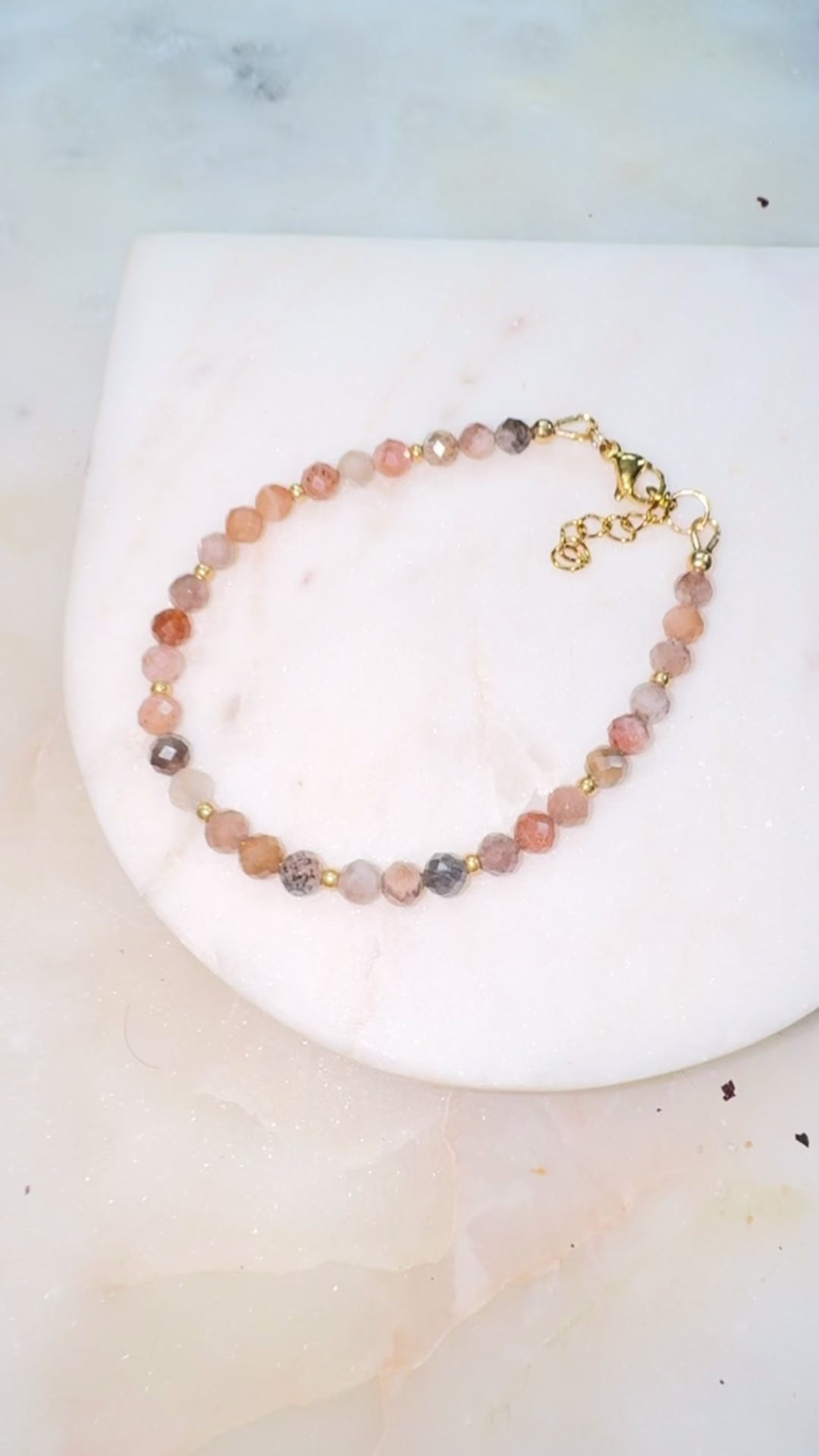 Chocolate Moonstone Bracelet